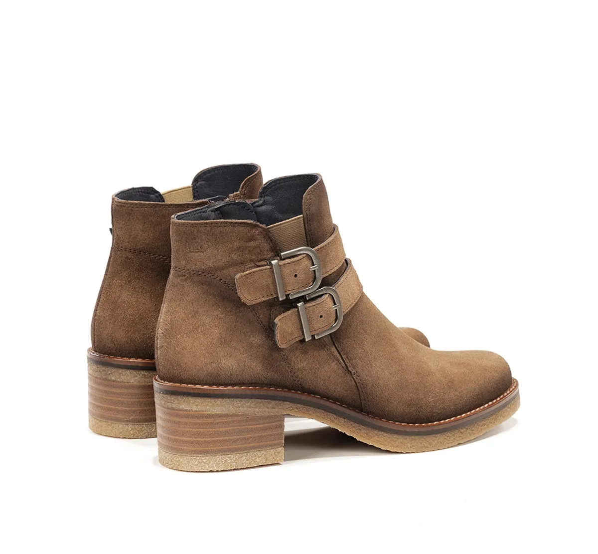 Fluchos Dorking Lucero D9741 stivaletti donna marrone crepe