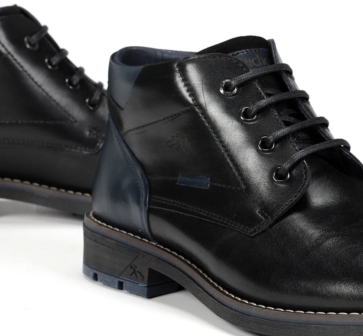 Fluchos Terry F1341 Stivaletti Neri Uomo Invernali