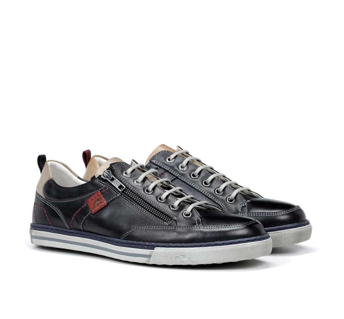 Fluchos Quebec 9376 sneakers blu scamosciate