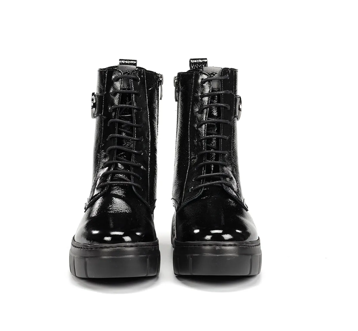 Fluchos Ilia F2303 stivaletti donna nero con lacci