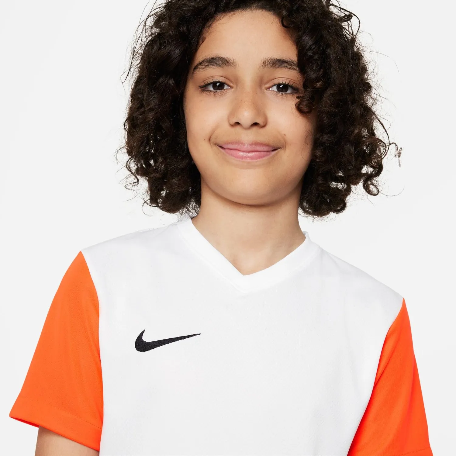 Nike Park VII maglia calcio bimbo bianca L/S