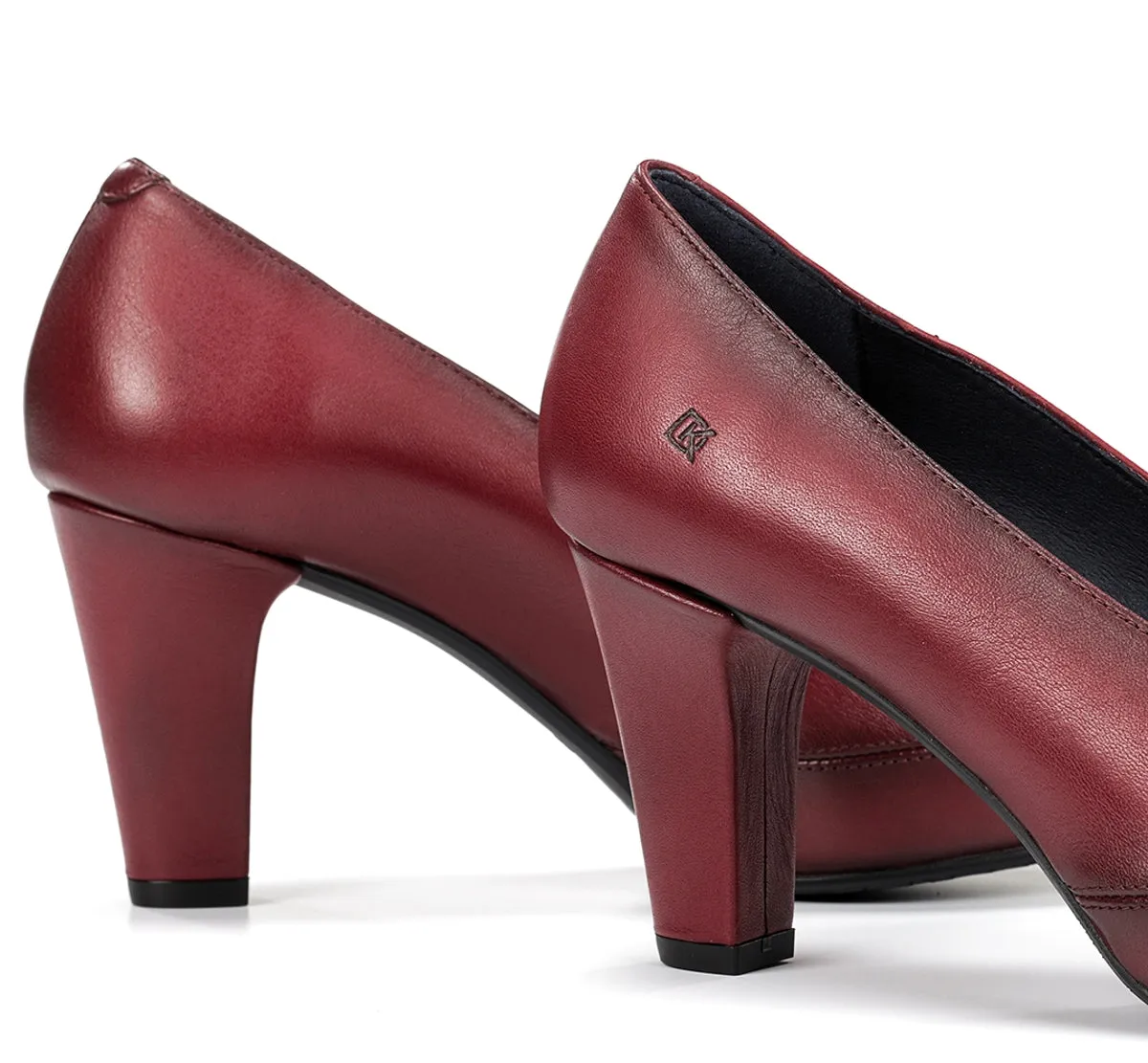 Dorking Blesa D5794 scarpe donna bordeaux tacco