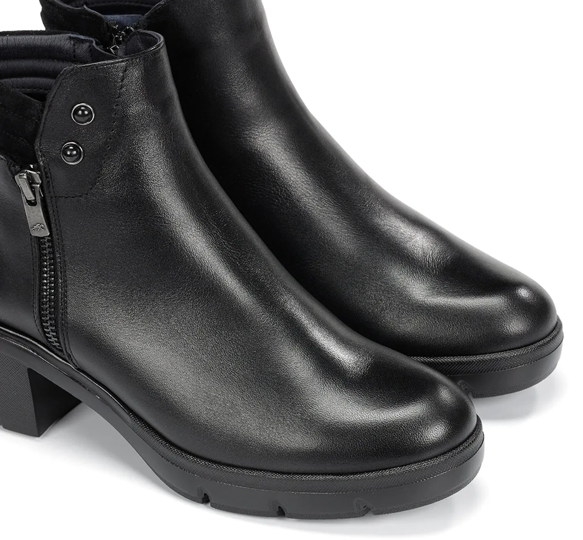 Fluchos Fugaz F2102 tronchetti donna neri tacco