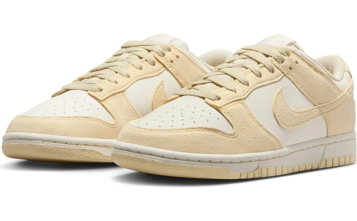 Nike Dunk Low sneakers donna 38 EU beige in pelle