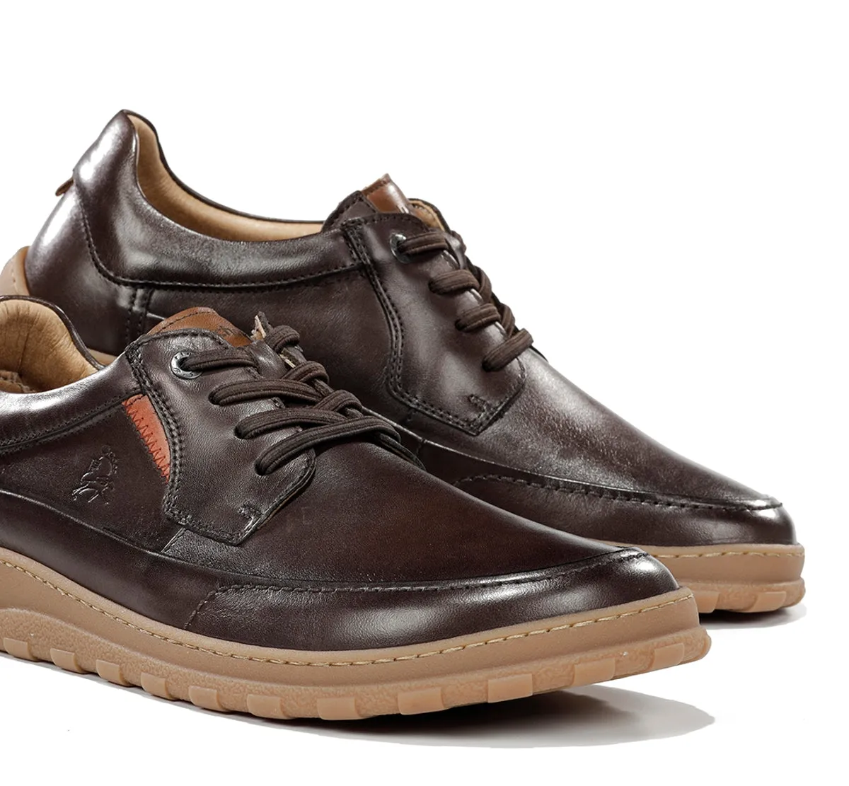 Fluchos Jerry F2504 scarpe marroni uomo pianta larga