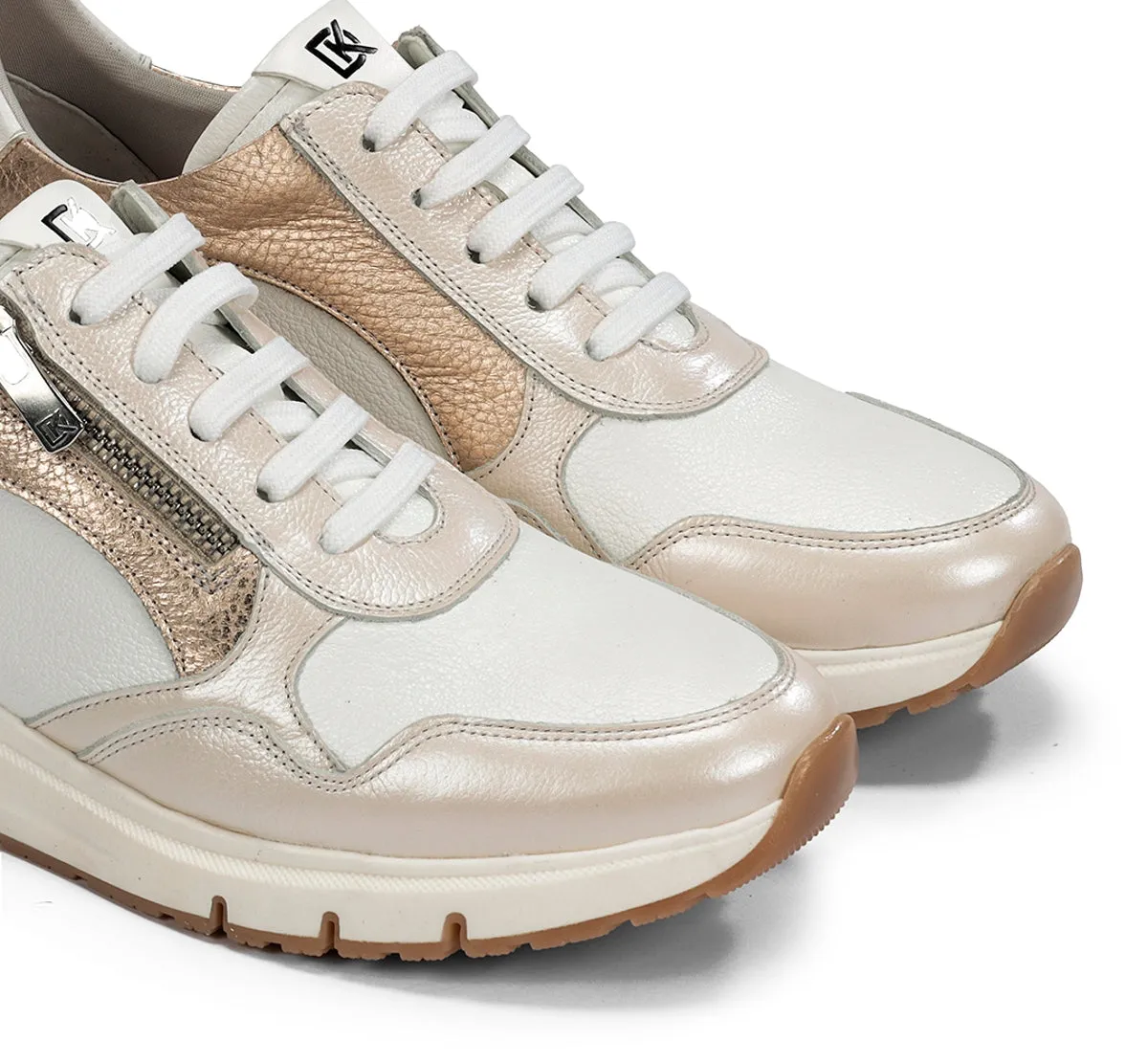 Dorking Serena D9308 sneakers donna taupe pelle