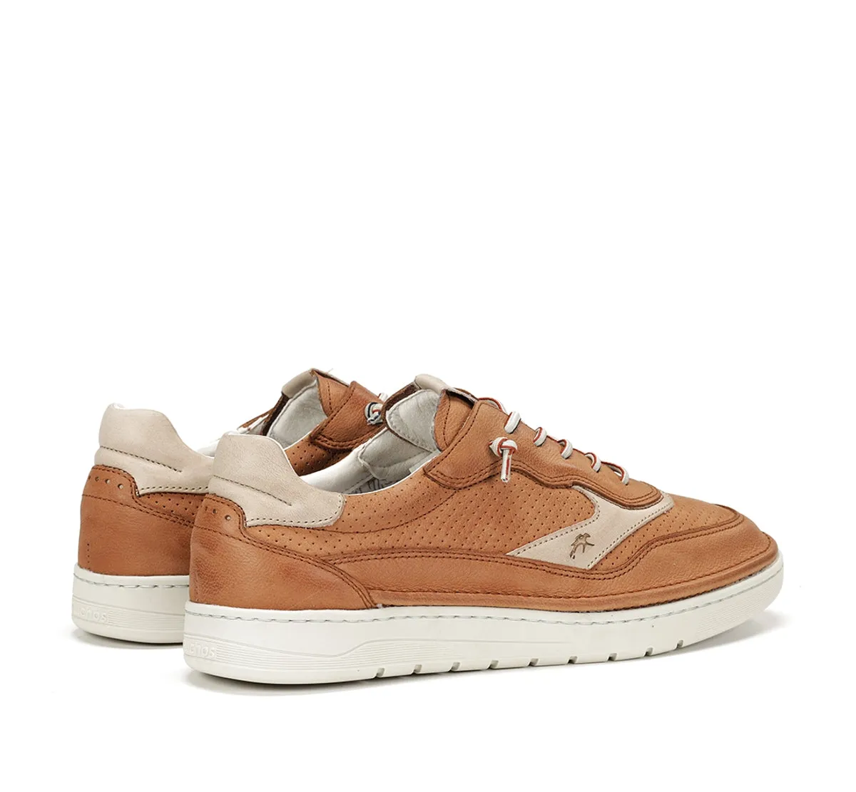 Fluchos Leo F1943 sneakers uomo marroni suola caramello