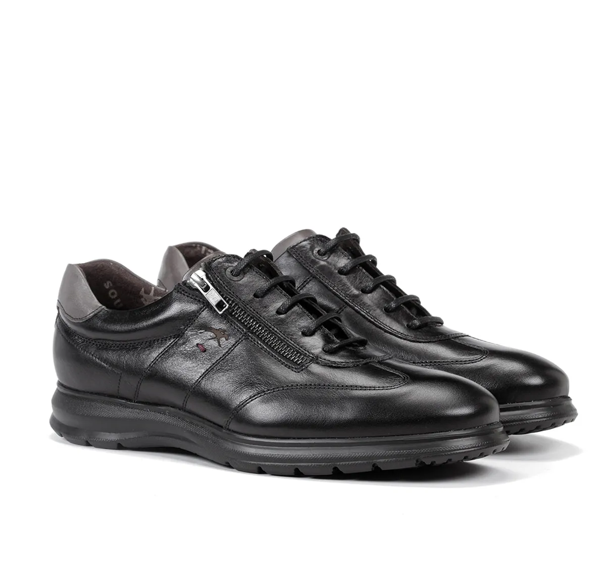 Fluchos Zeta F0606 scarpe uomo nere classiche