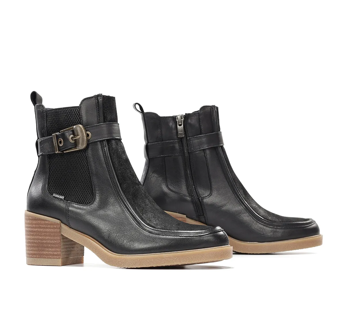 Fluchos Aroma D9755 stivaletti neri donna comodi
