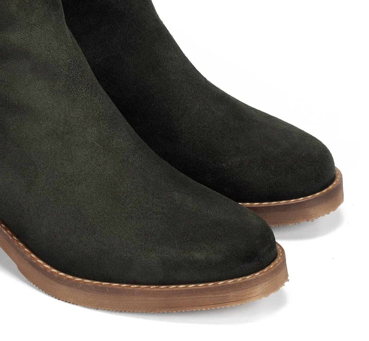 Fluchos Dorking Layla D9545 stivaletto donna verde tacco basso