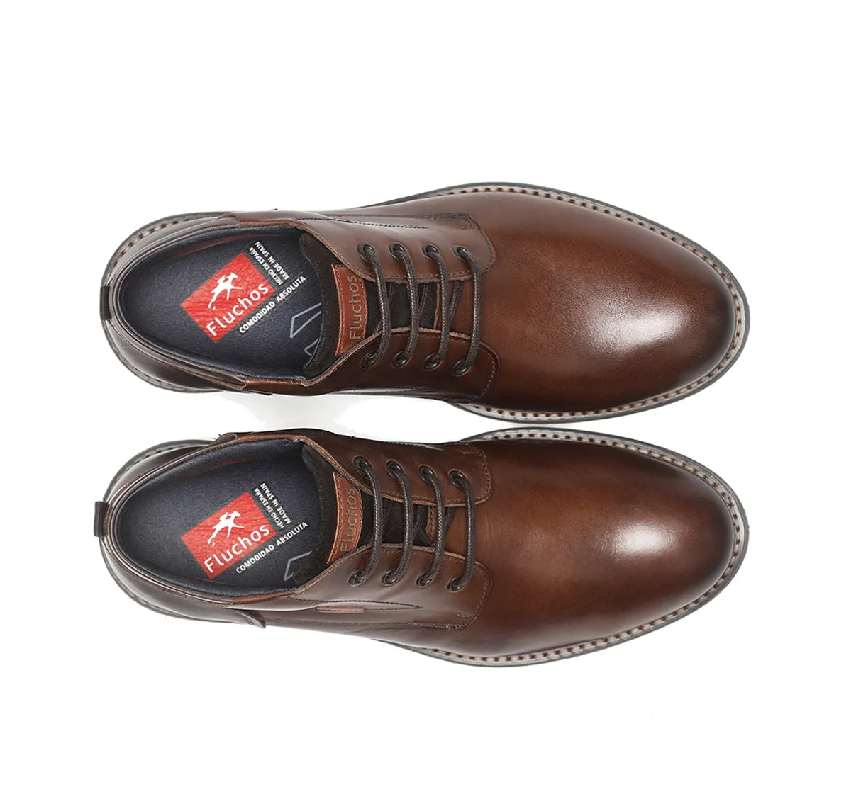 Fluchos Terry F1341 stivaletti uomo marrone casual