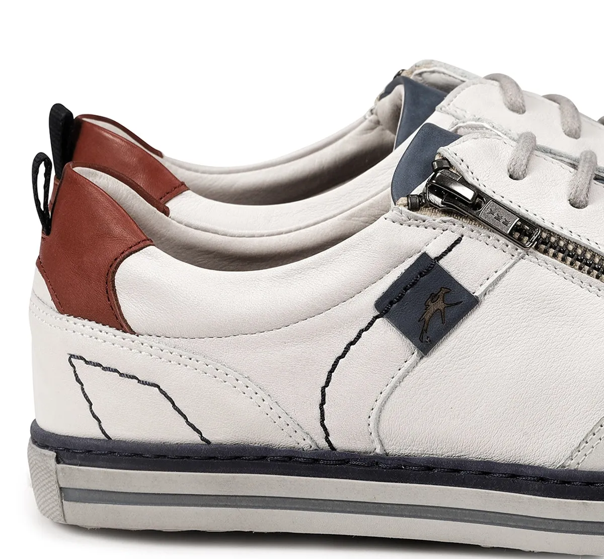 Fluchos Quebec 9376 scarpe uomo bianche sportive