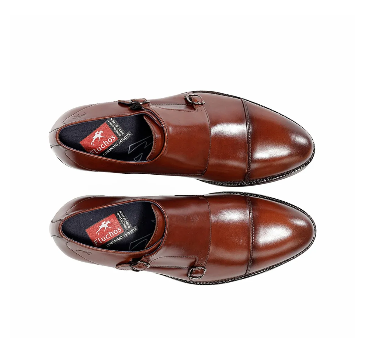Fluchos Robert F2163 Scarpe Uomo Marroni Eleganti Comode