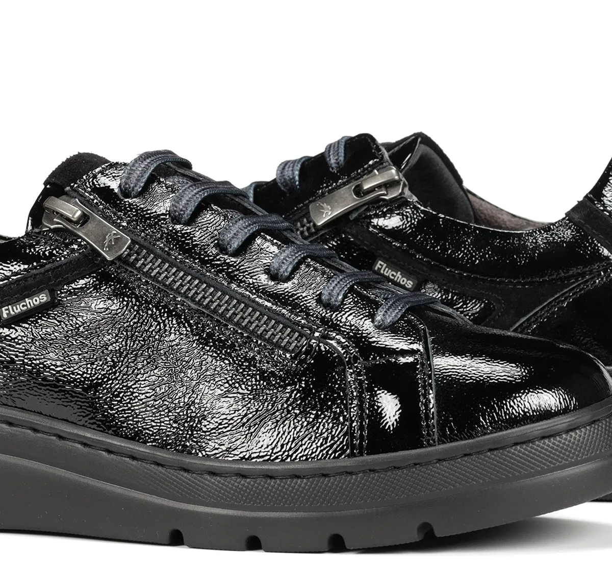 Fluchos Pompas F1666 sneakers nere donna leggere