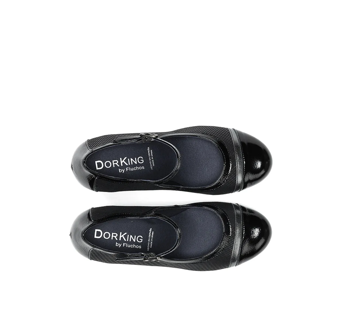 Dorking Rodin D8669 stivaletti neri donna fibbia
