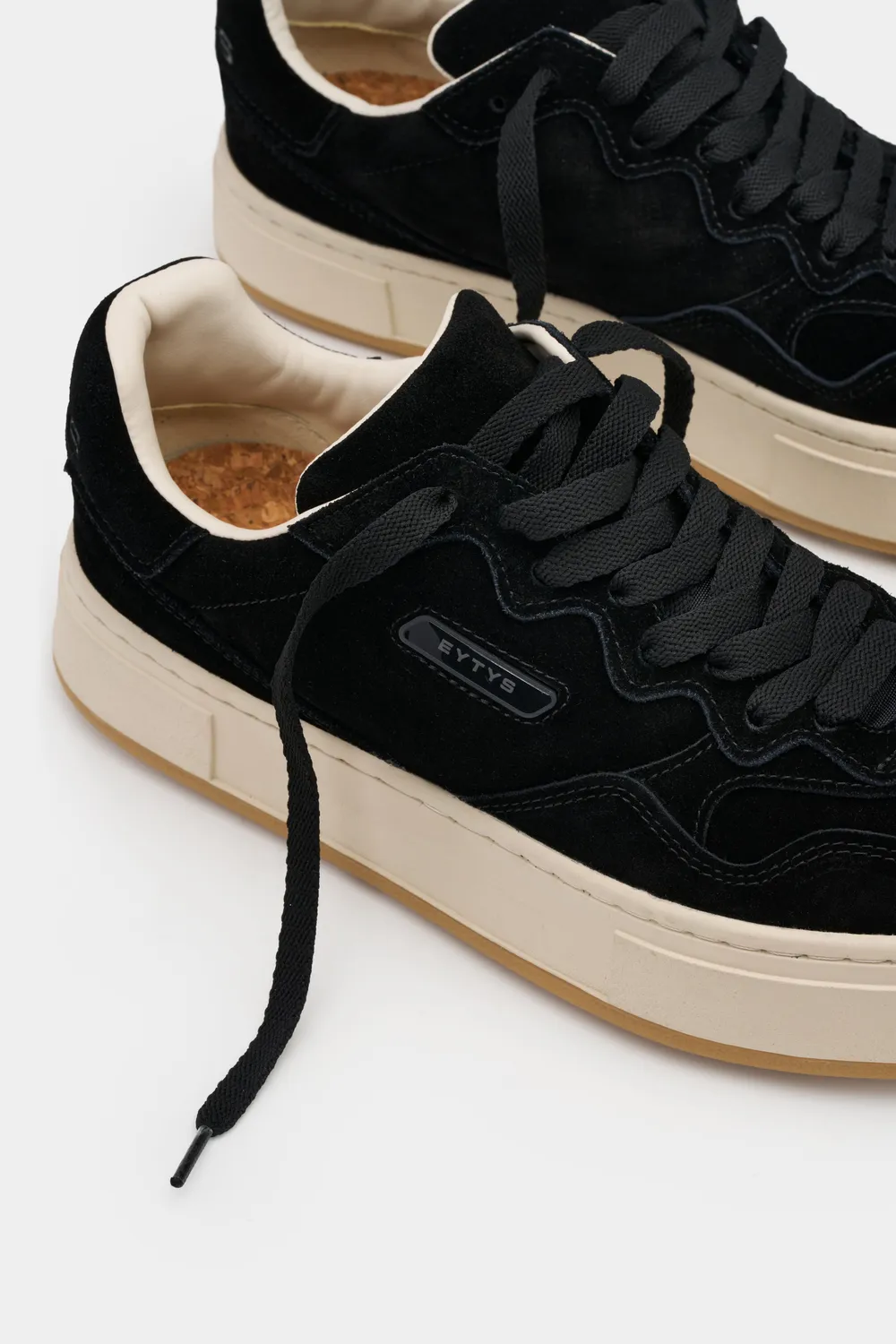 Eytys Trophy Black Suede sneakers nere court
