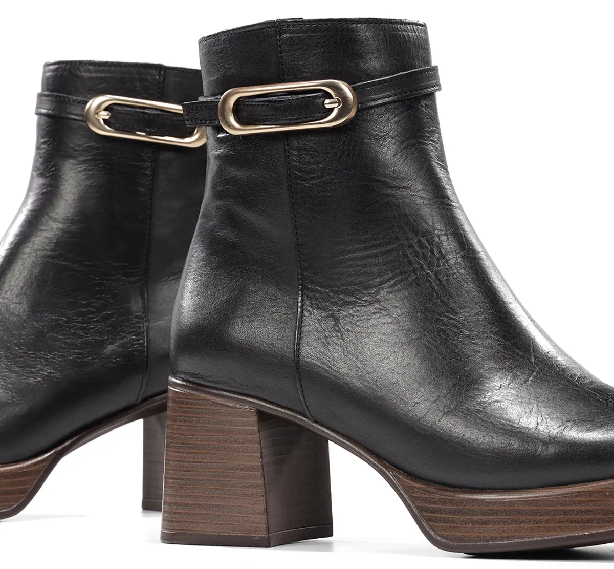 Dorking Cristel D9733 tronchetto nero donna tacco