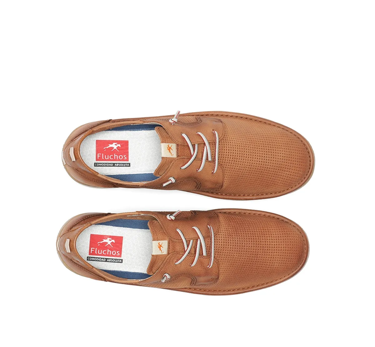 Fluchos Leo F1947 sneakers uomo marroni pelle leggera