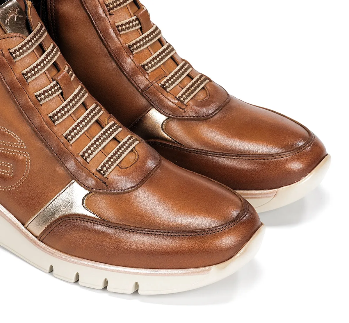 Fluchos Union F2077 stivaletti marrone donna larghi