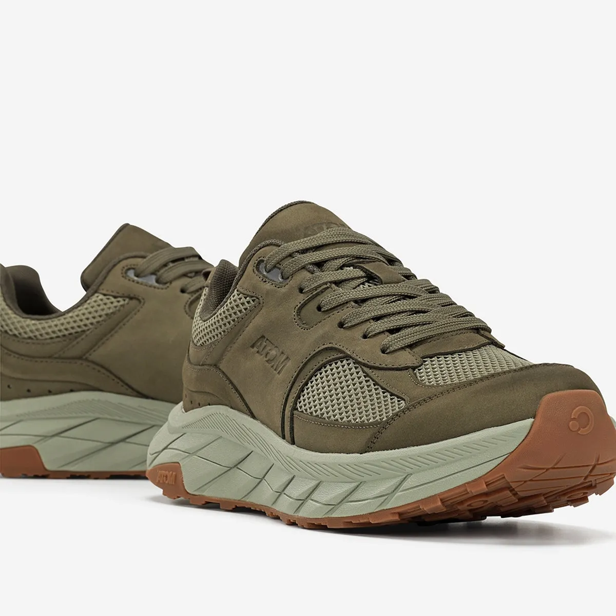 Fluchos Urban AT181 sneakers uomo verde suola alta