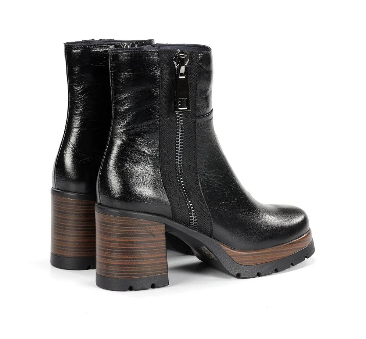 Dorking Safe D9413 stivaletti donna neri tacco
