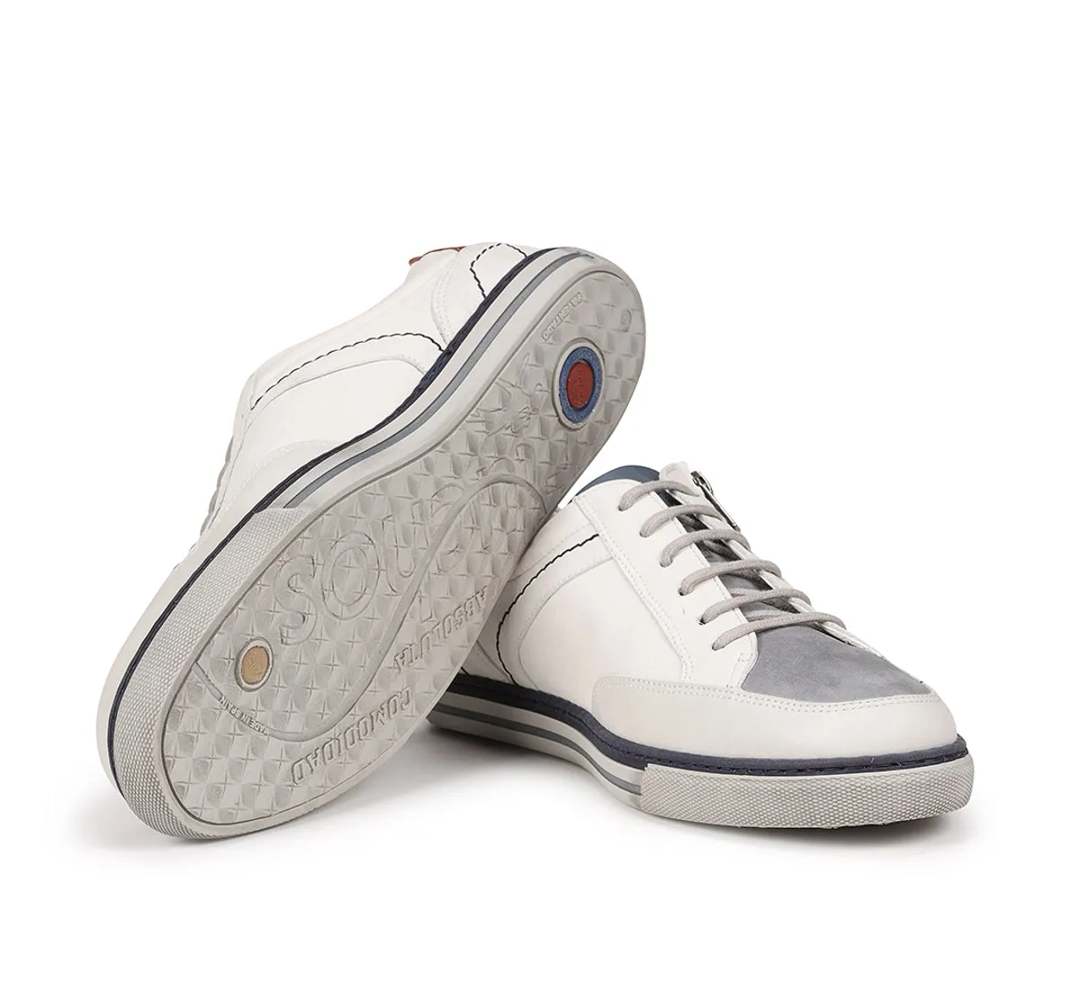 Fluchos Quebec 9376 scarpe uomo bianche sportive