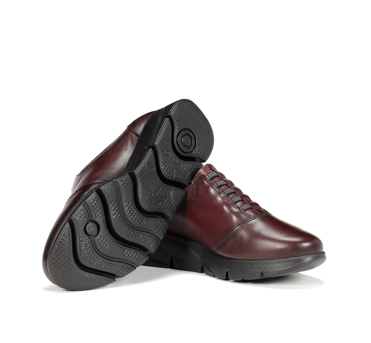 Fluchos Bona F1357 scarpe donna bordeaux comode