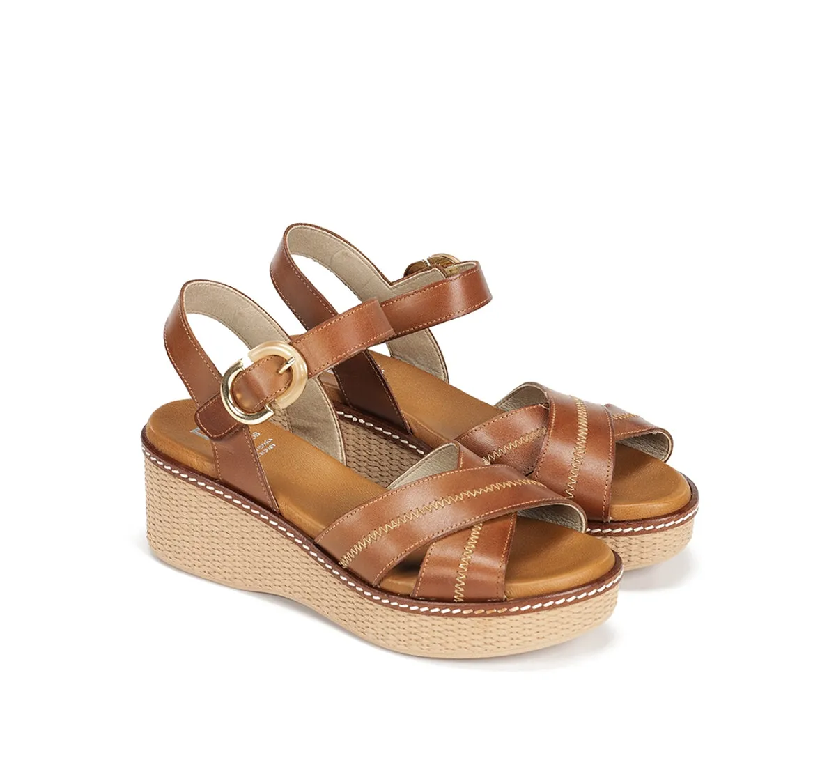 Fluchos Nido D9640 sandali donna marrone leggeri