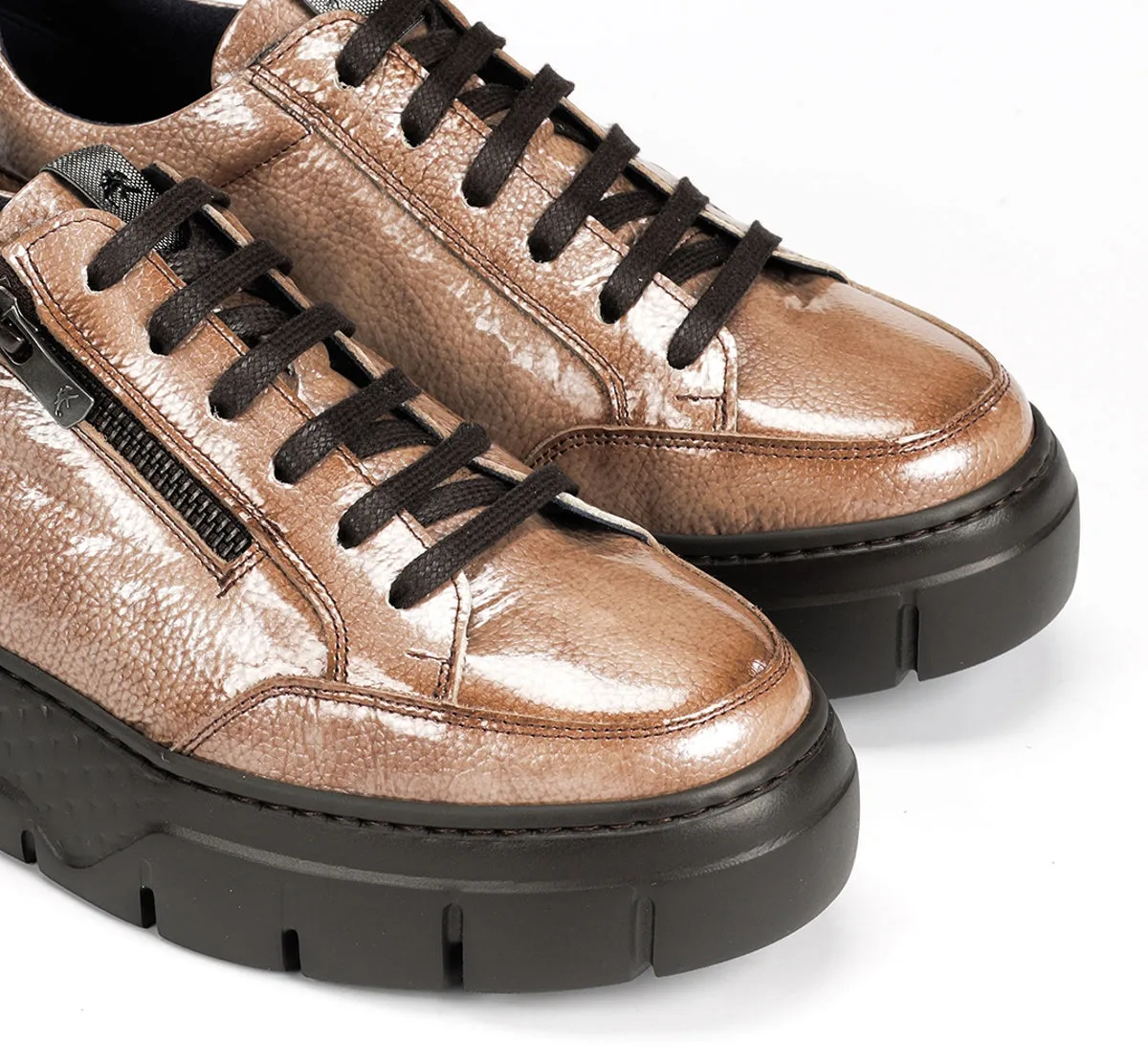 Fluchos Ilia F2306 sneakers donna taupe zeppa