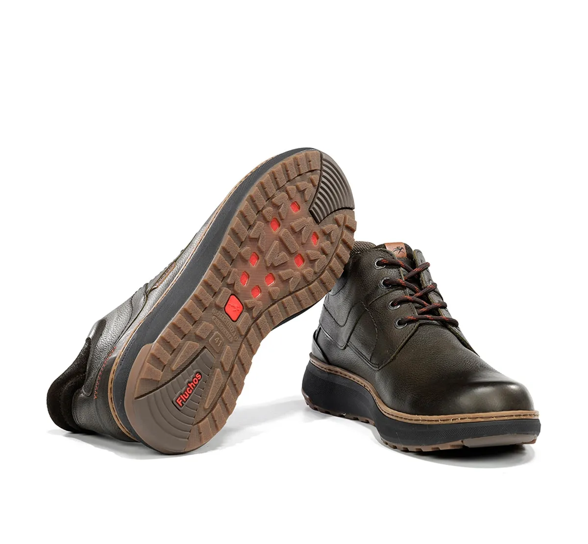 Fluchos Wildford F2536 stivaletti uomo verdi pelle