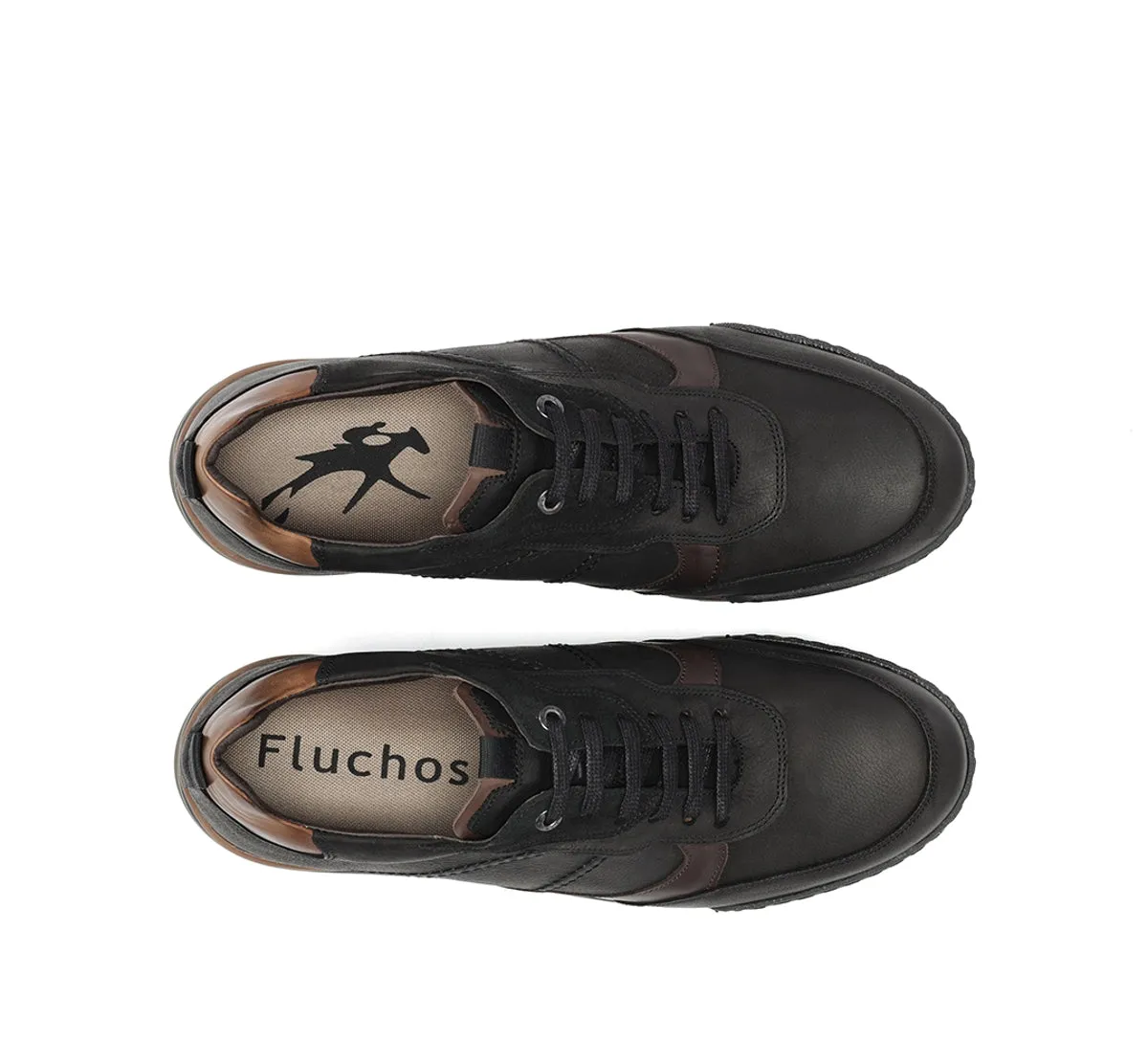 Fluchos Elder F2272 sneakers nere uomo comode