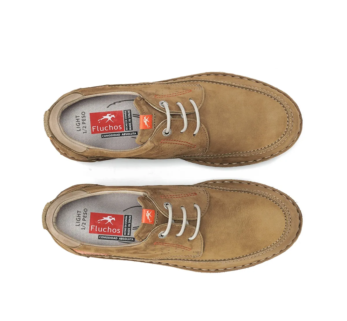 Fluchos Parker F2002 scarpe uomo marroni pelle