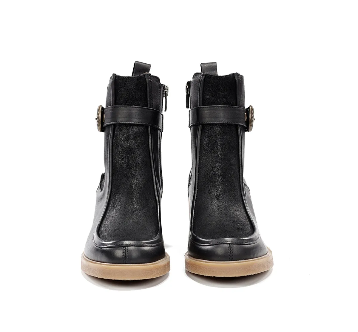Fluchos Aroma D9755 stivaletti neri donna comodi