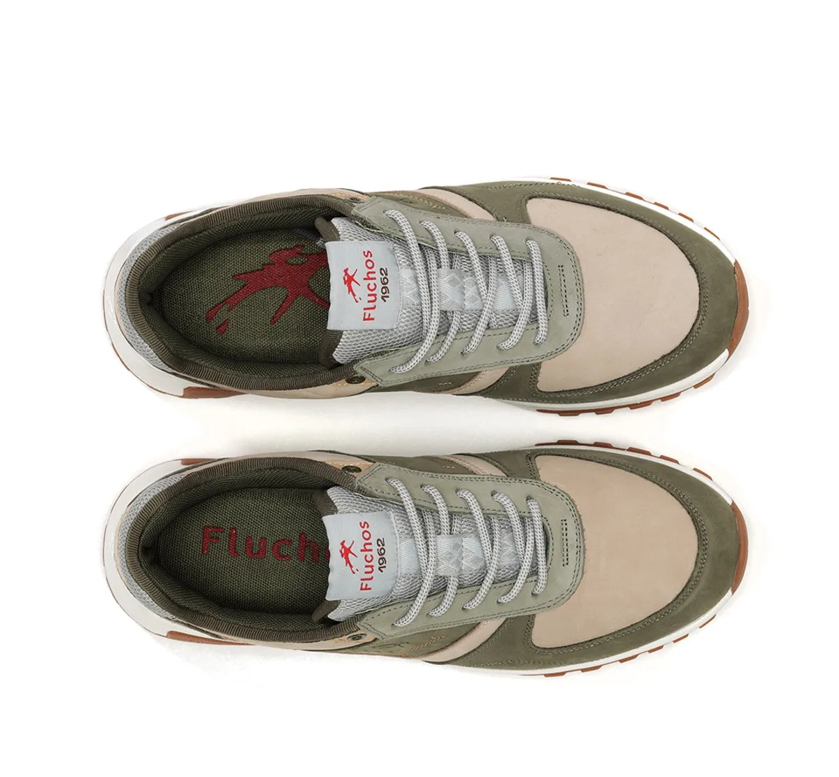 Fluchos Arion F2012 Sneakers Uomo Verdi Ammortizzate