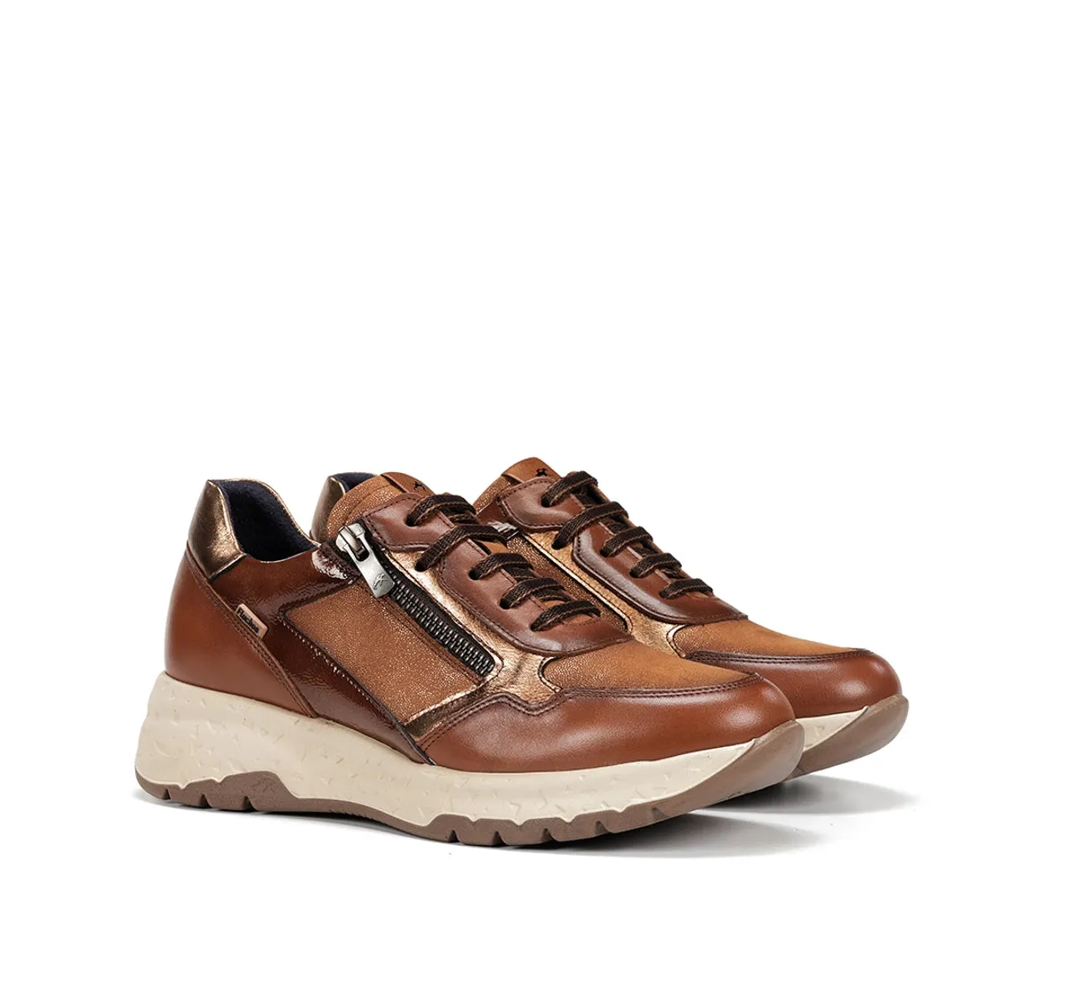 Fluchos Nexus F2308 sneakers donna marroni pelle
