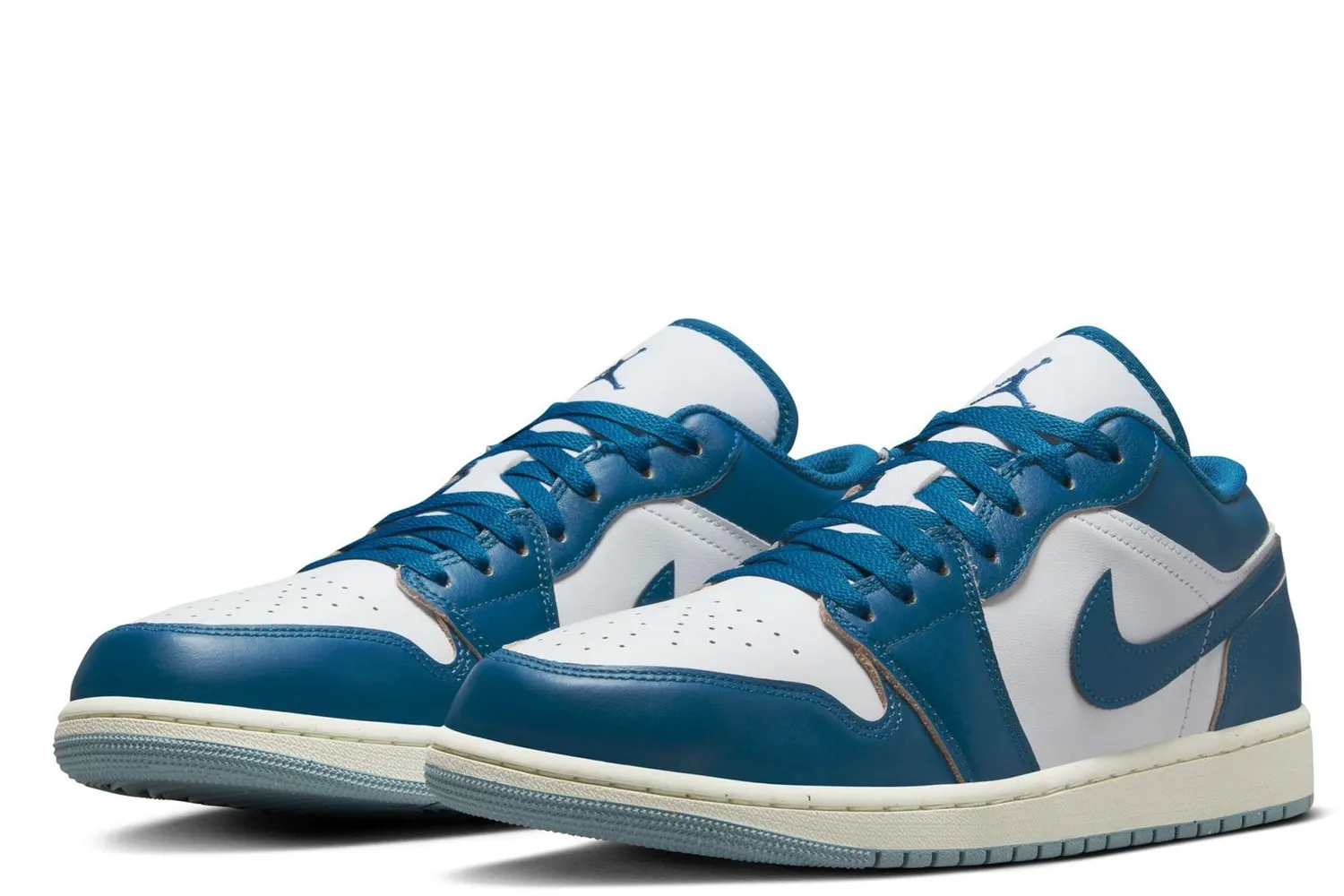 Nike Air Jordan 1 Low scarpe 40 EU bianco blu