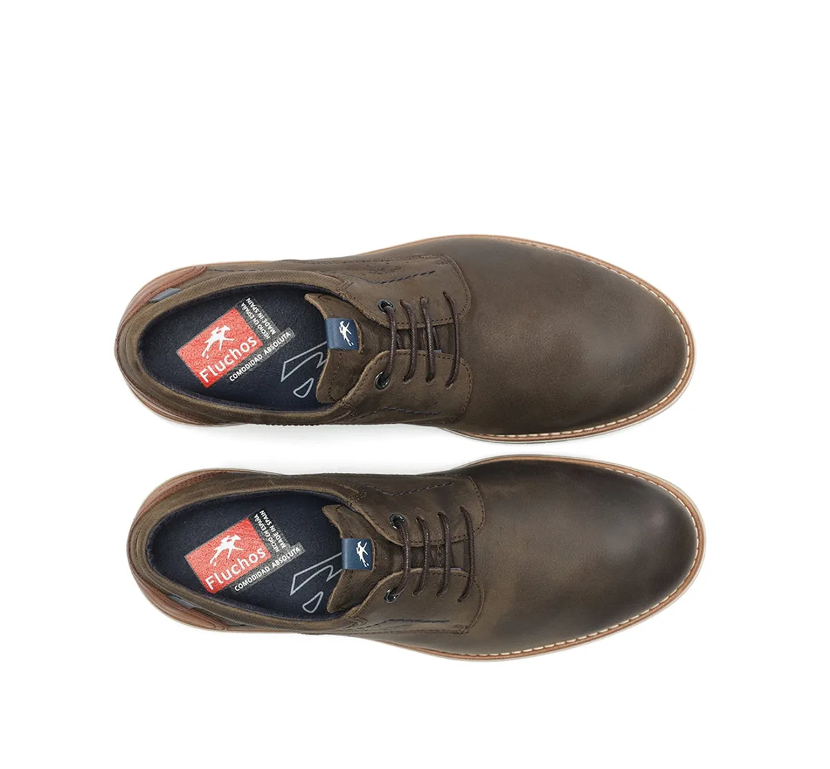 Fluchos Taylor F2091 scarpe uomo verdi flessibili