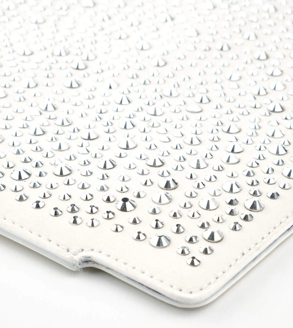 Alexander Smith Strass custodia tablet iPad 19,5x25 pelle gioiello