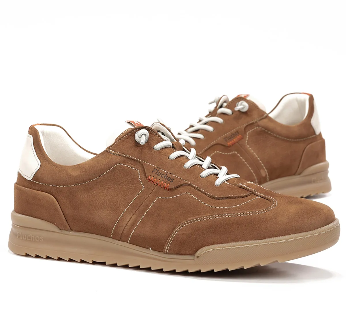 Fluchos Elder F2383 sneakers uomo marrone elegante