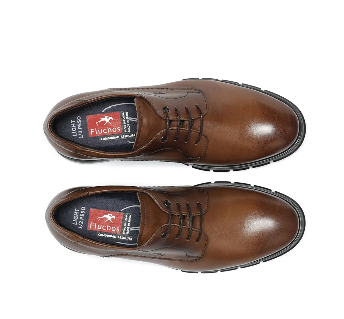 Fluchos Chester F2046 scarpe uomo marroni classiche