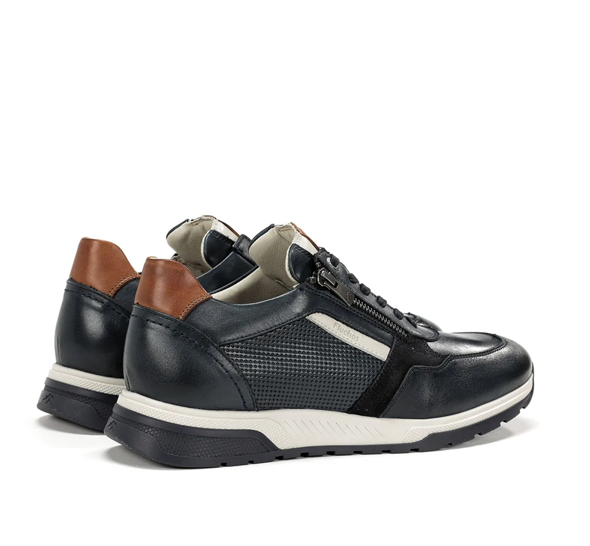 Fluchos Louis F1752 sneakers uomo blu in pelle