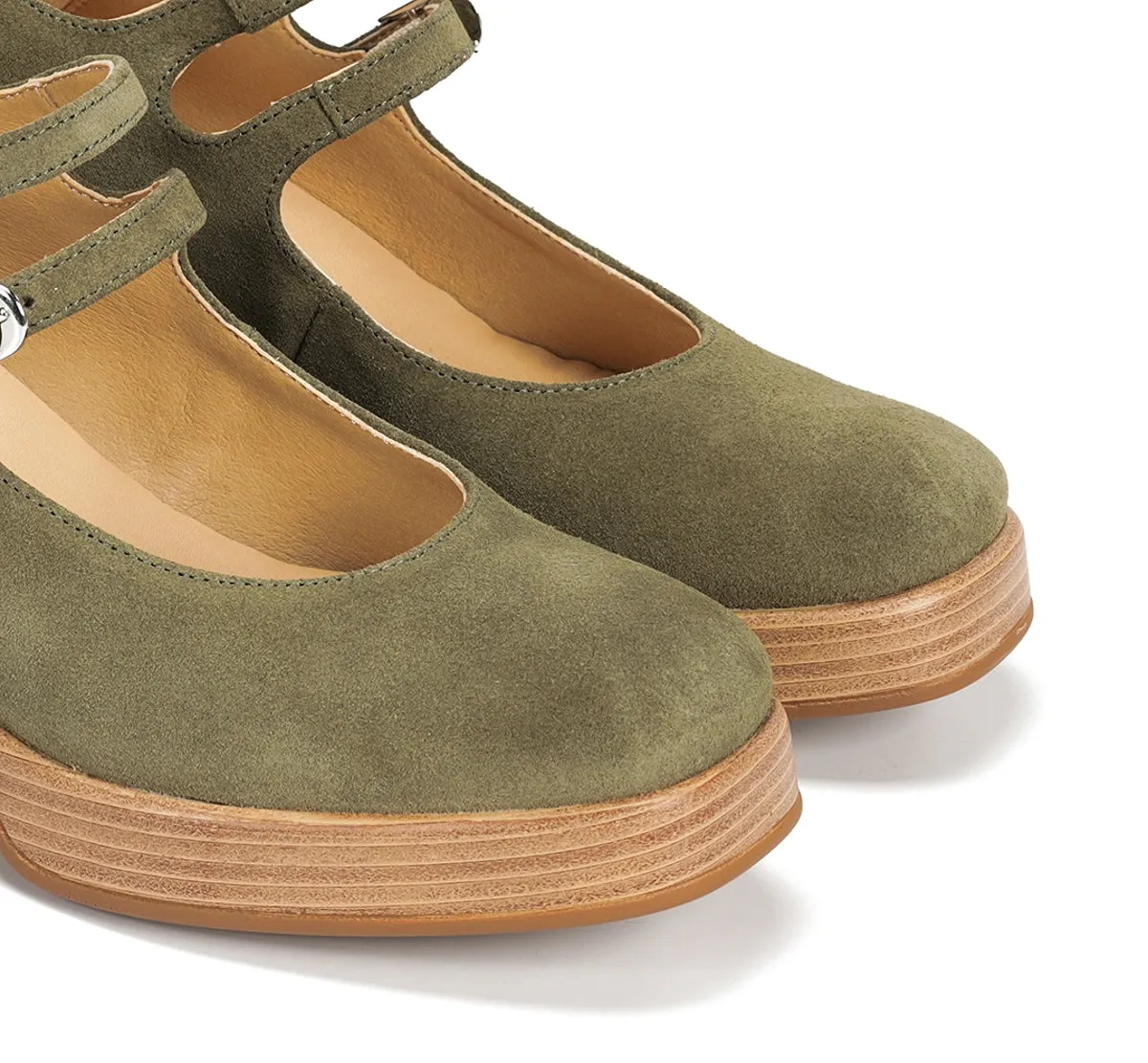Fluchos Cristel D9659 scarpa donna verde plateau
