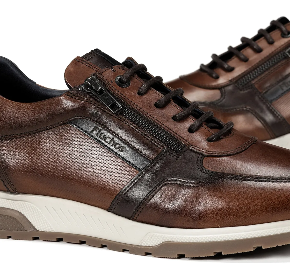 Fluchos Louis F1600 sneakers uomo marroni pelle