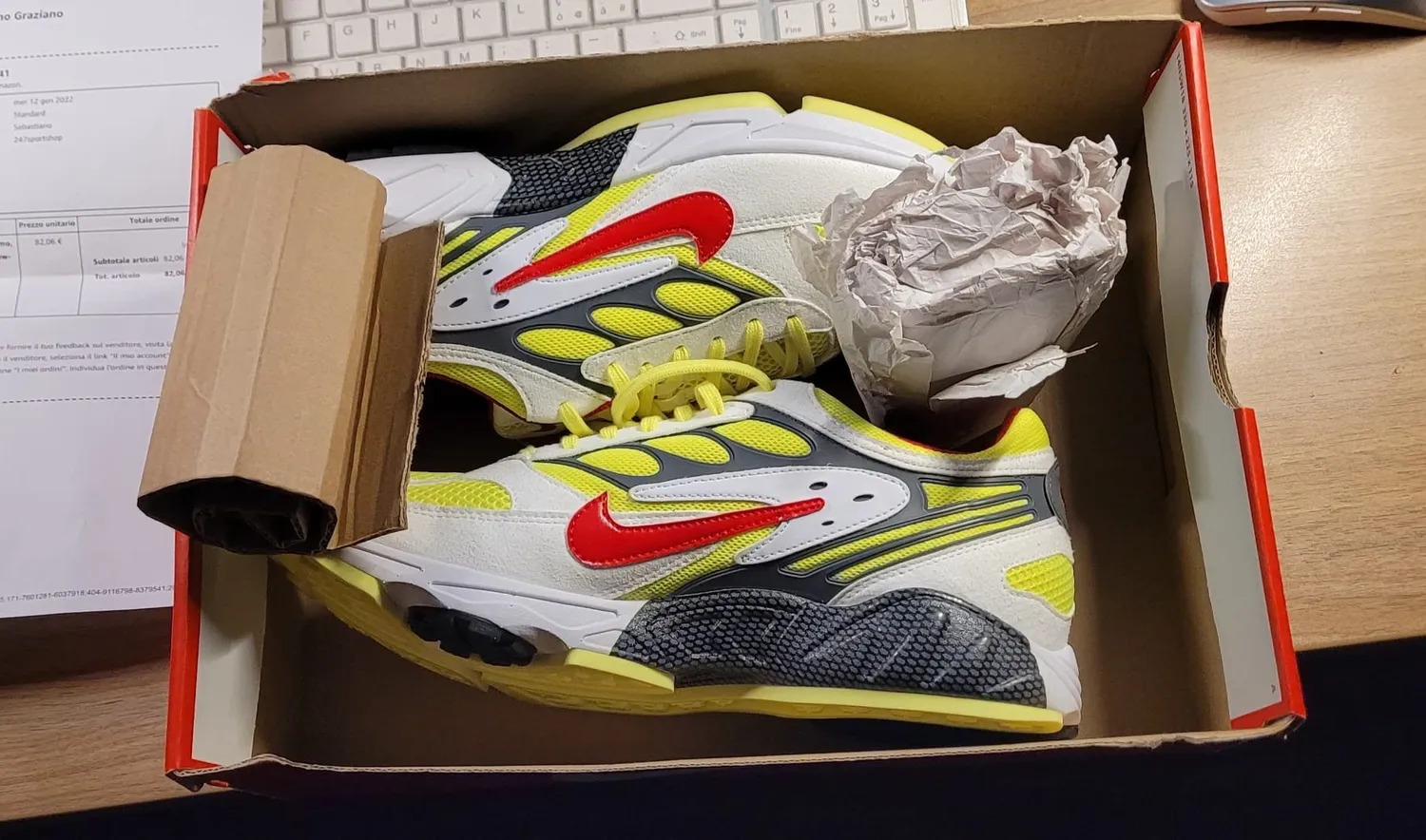 Nike Air Ghost Racer sneakers uomo 40.5 multicolore