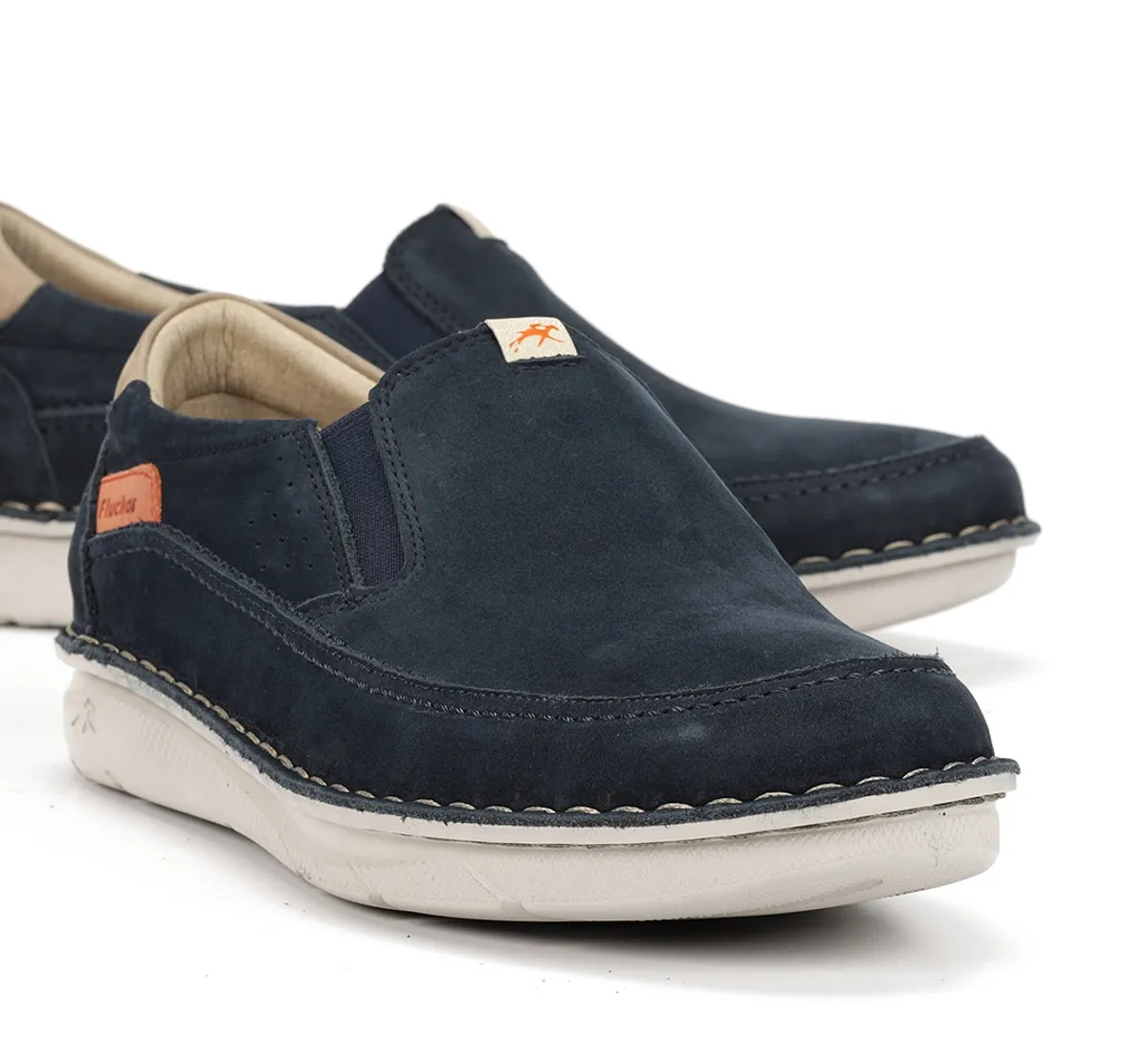 Fluchos Parker F2001 Slip On Uomo Blu Comode