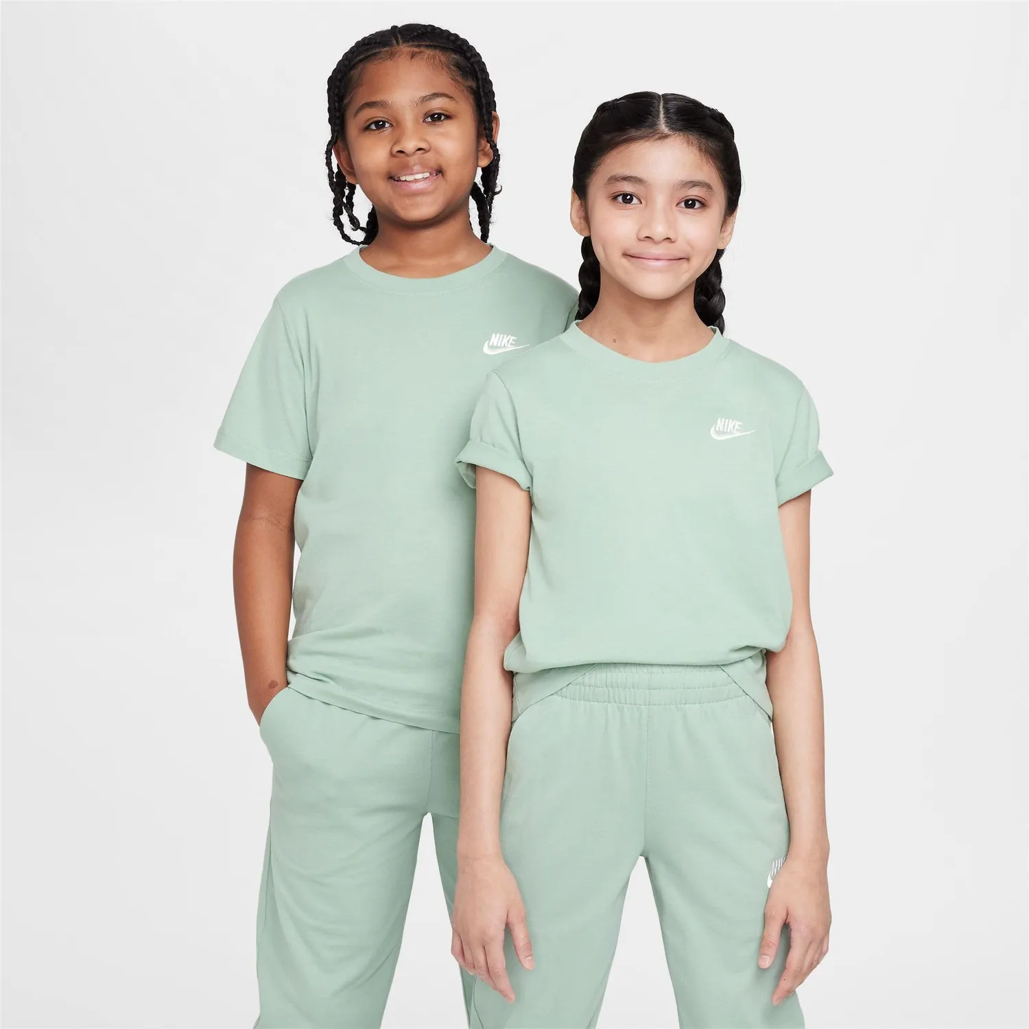 Nike NSW Futura maglietta bambino cotone logo grande