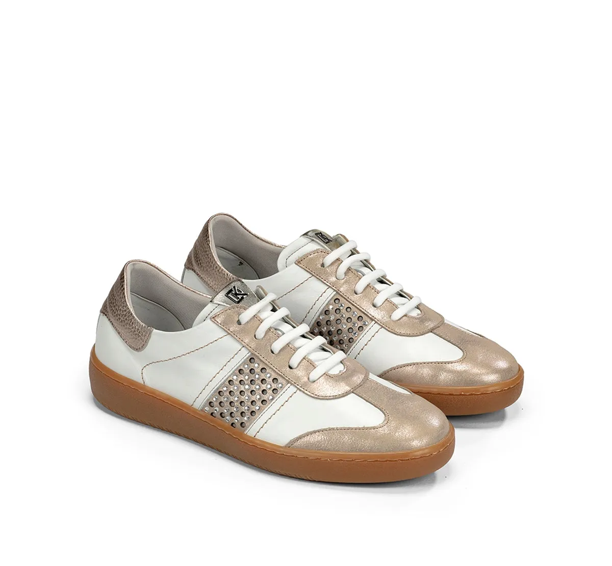 Dorking Lynn D9478 sneakers donna oro metallizzato