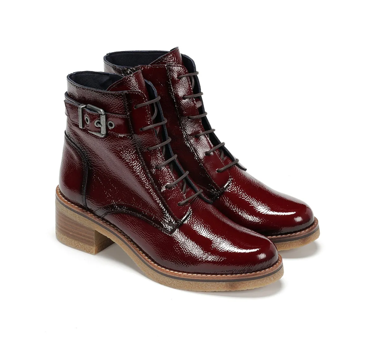 Dorking Lucero D8686 Stivaletto Donna Bordeaux Zip
