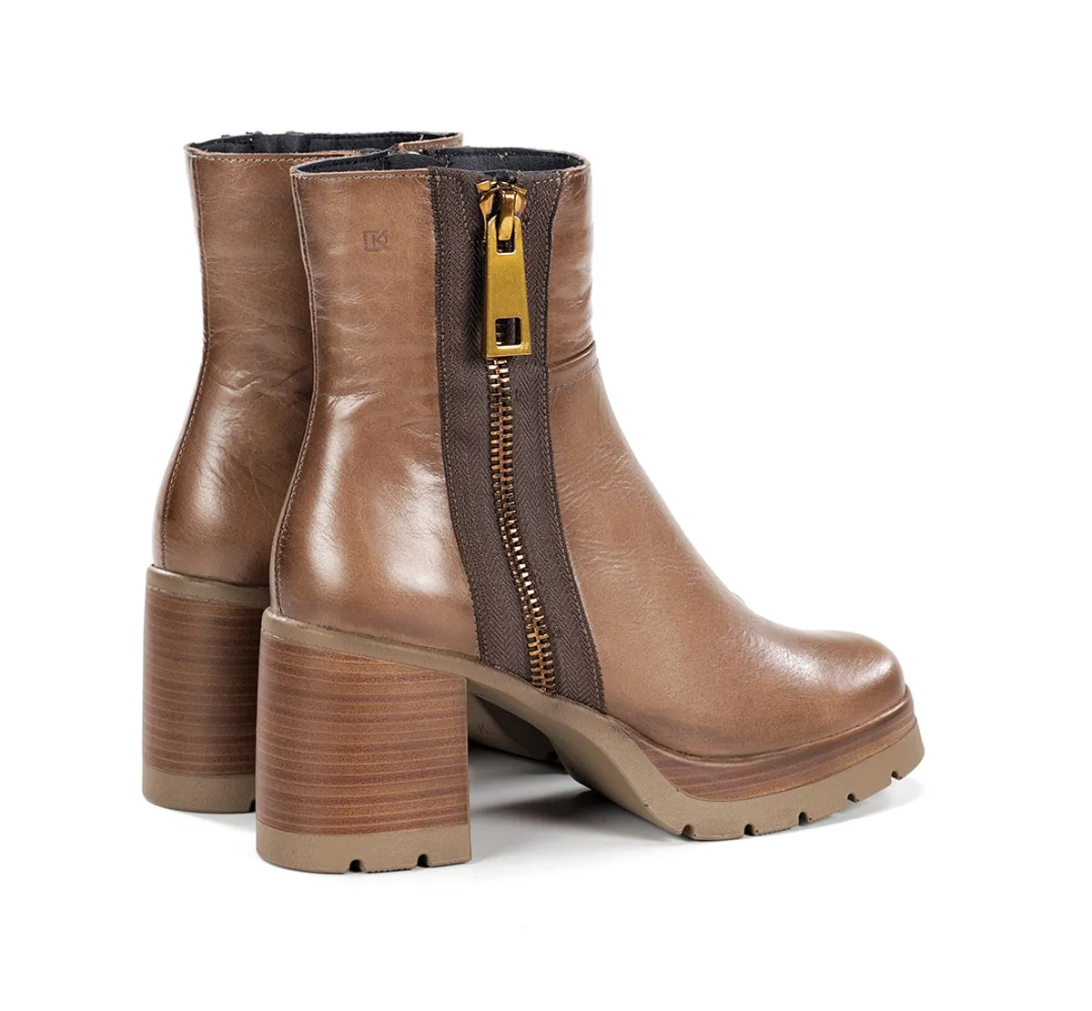 Dorking Safe D9413 stivaletti donna marroni tacco