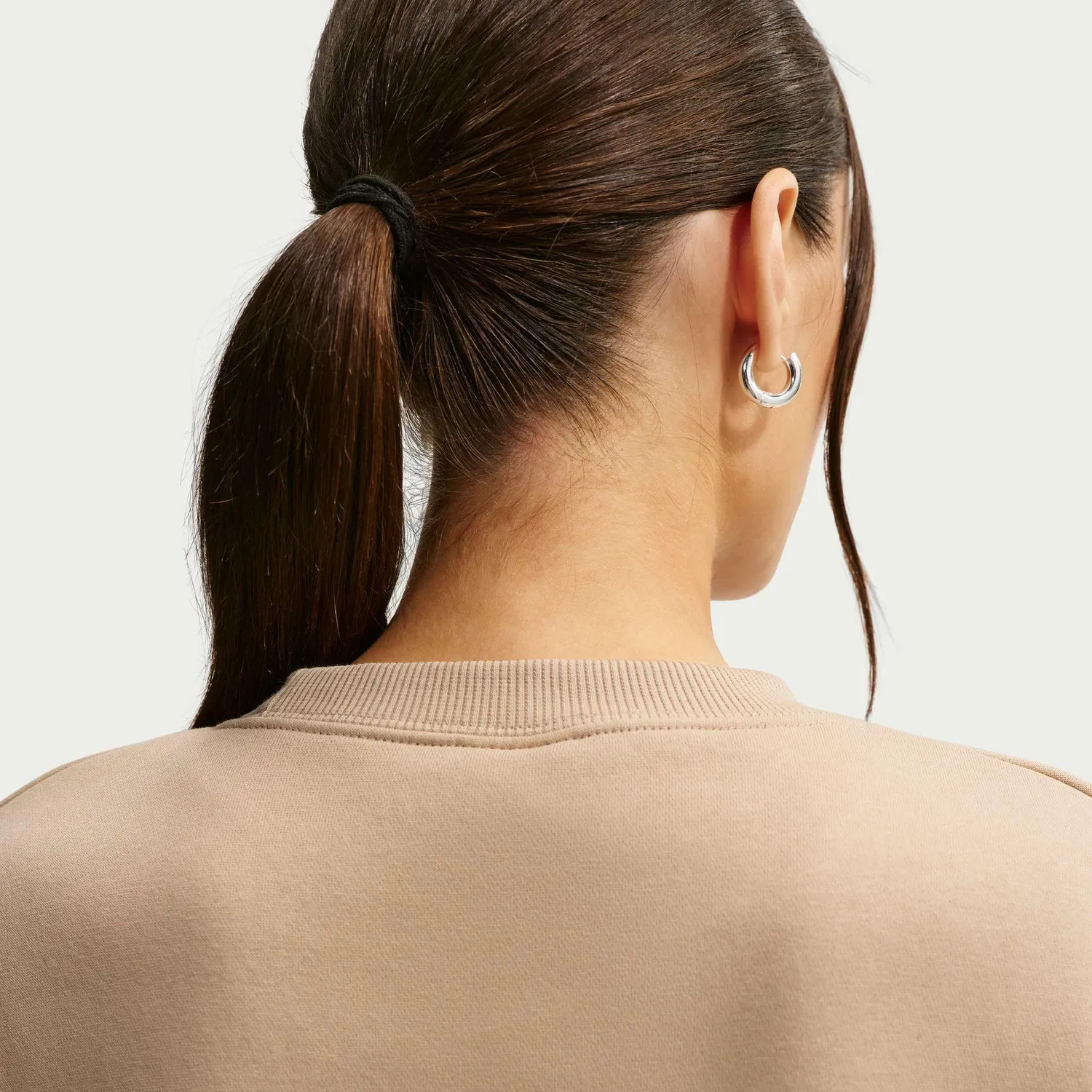 Nike Phoenix Fleece felpa donna oversize in cotone